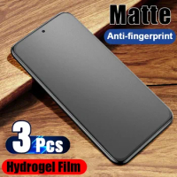 3PCS Curved Front Matte Hydrogel Film For Xiaomi Redmi Note 12 Pro Plus Explorer Turbo Screen Protector for Redmi Note 12Pro+