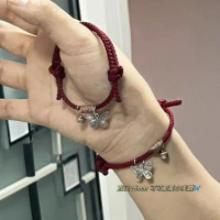 Baru Cina insbell kupu-kupu tali tangan tali merah keamanan siswa sederhana memberikan pasangan pasa