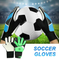 Goalie Gloves for Kids Professional Protection Latex Football Teenager Goalkeeper Gloves Thicken Anti-Slip Soccer Gloves New