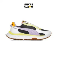 PUMA Wild Rider Romero Britto White Lime Sepatu Sneakers Pria - 38109701 43