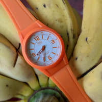 jam tangan Q&Q qq qnq vq05 orange oren original NOS Analog Waterproof Waterproof