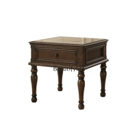 American solid wood bedside table solid wood edge few black walnut small coffee table