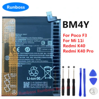 BM4Y 4520mAh New Original Battery For Xiaomi Mi 11i , For Poco F3 GT , Redmi K40 Pro K40Pro 5G Mobile Phone