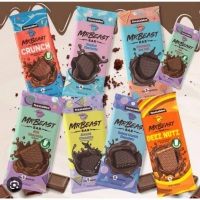 เก็บเงินปลายทาง. Feastable Mr beast chocolates สินค้าจากอเมริกา พร้อมส่ง