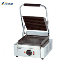 EG811 Commercial Electric Single Plate Double Plate Table Top Panini Grill Griddle Machine of Catering Equipment