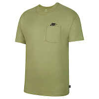 Nike As M Nsw Prem Essntl Sust Pkt [DQ9296-334] 男 短袖 棉質 口袋 綠