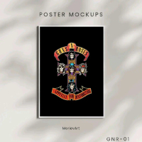 MorievArt Hiasan Dinding Poster Pajangan Wall Art Wall Decor Aesthetic Premium Tema Band Guns N Rose