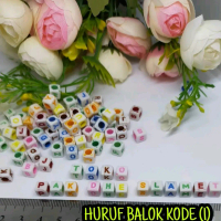 Manik Huruf Balok Manik Huruf Kotak Monte Huruf Manik Alfabet