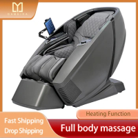 4D Zero Gravity Full Body Massager Recliner SL Track Electric Massage Chair Office Chair Luxury Massage Sofa 10inch Screen