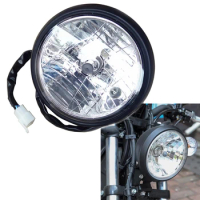 Motorcycle Retro Superlight Headlight Headlights Round Head Light Lamp For Keeway Superlight kLight 202 125 / 150 / 200 QJ200-2H