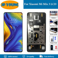 6.39" Super AMOLED For Xiaomi Mi Mix 3 LCD Display Screen Touch Panel Digitizer Assembly For Mi Mix3 M1810E5A LCD Replacement