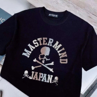 MMJ's new summer skull short-sleeved college logo men's T-shirt mastermind japan80218