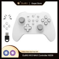 GuliKit KK3 MAX Controller KingKong 3 MAX NS39 Bluetooth Gamepad Hall Effect Joysticks for Switch Windows Android macOS iOS PC