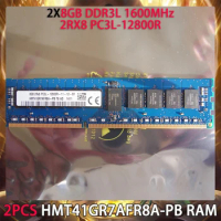 2PCS HMT41GR7AFR8A-PB RAM For SK Hynix 8GB DDR3L 1600MHz 2RX8 PC3L-12800R Server Memory Works Perfectly Fast Ship High Quality