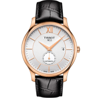 TISSOT TRADITION 小秒針機械錶(T0634283603800)