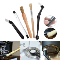 2024 New Nylon Coffee Grinder Brush Cleaning Brush Coffee Grinders Espresso Brush Accessories For Bean Grain Coffee Tool