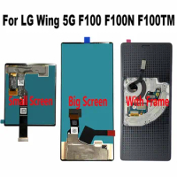 For LG Wing 5G F100 F100N F100V F100EM F100TM F100VM LM-F100 LCD Display Touch Screen Digitizer Assembly