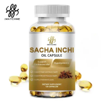 iMATCHME Kapsul Minyak Sacha Inchi 600 mg untuk kesehatan jantung dan otak Kadar kolesterol mendukun