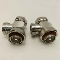 7/16-JKJ Tee L29 DIN Base Station Connector DIN Type 1 Female TO 2 Male Adapters 3 way