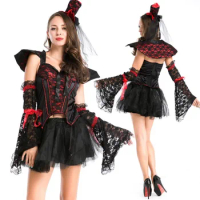 The city of Halloween the Twilight Vampire Queen COSPLAY female Clothing Club DS costumes Wedding Photography Vampire Queen