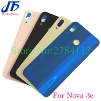 10Pcs Back Glass Battery Cover Case Replacement For Huawei NOVA 3 3E 3I Rear Housing Door With Adhesive