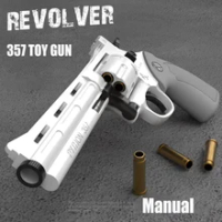 ZP5 357 Revolver Pistol Launcher Soft Bullet Toy Gun Weapon Outdoor Airsoft Shooter Pistola For Boys Birthday Gift