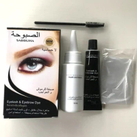 120sets Eyelash Eyebrow Dye Tint Gel Eye Brow Mascara Cream Brush Kit Waterproof Permanent Mascara Brow Lashes