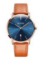 OLEVS Olevs Ultra Light Men Calendar Leather Quartz Watch