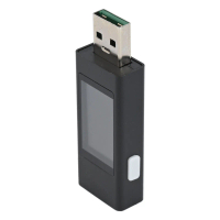เครื่องทดสอบ USB KWS MX23 หน้าจอ IPS ขนาด 1.06 นิ้ว จ่ายไฟ 30V/0–12A ตรวจสอบการชาร์จโทรศัพท์มือถือ