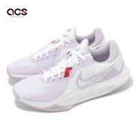 Nike 籃球鞋 Precision 6 VI 男鞋 白 粉紫 紅 緩震 運動鞋 DD9535-100
