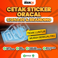 PROMO Cetak Stiker Oracal Signage & Branding