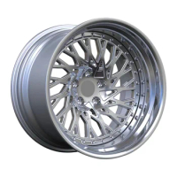 for Hllwheels civic alloy 17 18 19 inch aluminum 2 piece forged rims car modification forged wheels