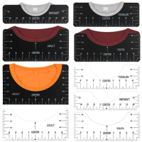 4Pcs Tshirt Ruler Guid ,Tshirt Alignment Ruler Tool,T-Shirt Ruler Guide for  Heat Press with