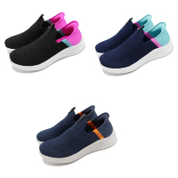 【SKECHERS】休閒鞋 Ultra Flex 3.0 Slip-Ins 童鞋 大童 女鞋 親子鞋 瞬穿 套入式 單一價(403844LNVY)