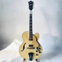 Ibanez AF105 Electric Guitar Genuine and Original Ibanez Jazz Guitar Natural Flamed Maple Body Semi Hollowbody Stock Items