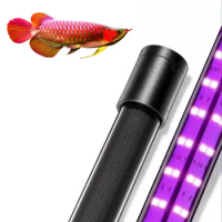 LED Aquarium Light Amphibious Arowana Glass LED Fish Tank Light 240 °Lighting Angle 3 Primary Color For Plants Ornamental Fish