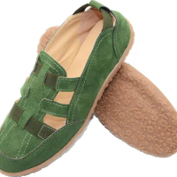 Women Slip on Loafer Gladiator Sandals Platform Shoes Leather Hook Loop Comfort Beach Sandales Shoes for Women Zapatos De Mujer