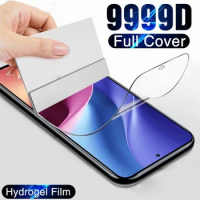 For Redmi Note 11 10 9 7 8 pro Max Lite 5G Hydrogel Film Screen Protector on Redmi Note 11S 10S 11T 9A 9C 8A 7 8T 9T Film