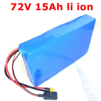 FS 72v lithium battery 72v 15Ah li ion electric battery 30A BMS 20S 72V for 2000w electric scooter kit bike bicycle + Charger