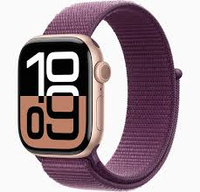 【APP 4%點數】Apple Watch S10(GPS)玫瑰金色鋁金屬錶殼配梅李色運動錶環42mm 商品未拆未使用可以7天內申請退貨,退貨運費由買家負擔 如果拆封使用只能走維修保固,您可以再下單唷