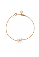 BVLGARI 二手寶格麗18k玫瑰金紫水晶碧璽羅馬冰淇淋手鐲