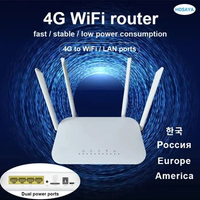 LTE CPE 4G wifi router SIM card Hotspot CAT4 32 users RJ45 WAN LAN wireless modem
