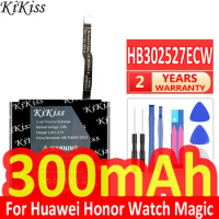KiKiss Battery HB302527ECW 300mAh For Huawei Honor Watch Magic GT Watch Batteries + Free Tools