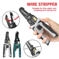 Wire Stripper Pulling Plier Wire Cutter Multifunction Repairing Scissors Electrical Stripping Crimping Plier Hand Tool