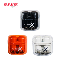 AIWA 愛華 真無線藍牙耳機 AT-X80X(半透明外觀/ENC降噪)