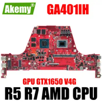 GA401IH Mainboard For Asus ROG Zephyrus G14 GA401IH-HE071T GA401Ii Laptop Motherboard R5-4600HS R7-4800HS 8GB RAM GTX1650 V4G