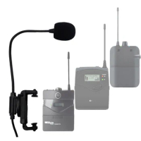 violin fiddle clip-on microphone instrument lavalier mic for shure akg sennheiser transmitter wireless system