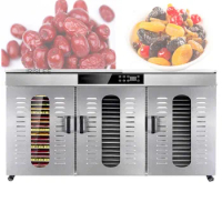 60 Layers Commercial Large Dryer Machine Dehydrator Fruit Food Snack Machine Food Dehydrator for Mushroom Food Drying