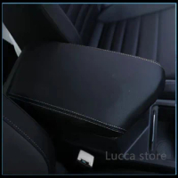 Suede warp For VW Volkswagen Jetta MK5 MK6 MK7 Accessories Leather Central Armrest Box Protection Sleeve box modification
