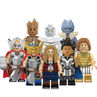 Khối Xây Dựng, Tương Thích Với LEGO Marvel Avengers Thor Quasar Groot Colossus, Nhân Tạo Nhỏ, LEGUO